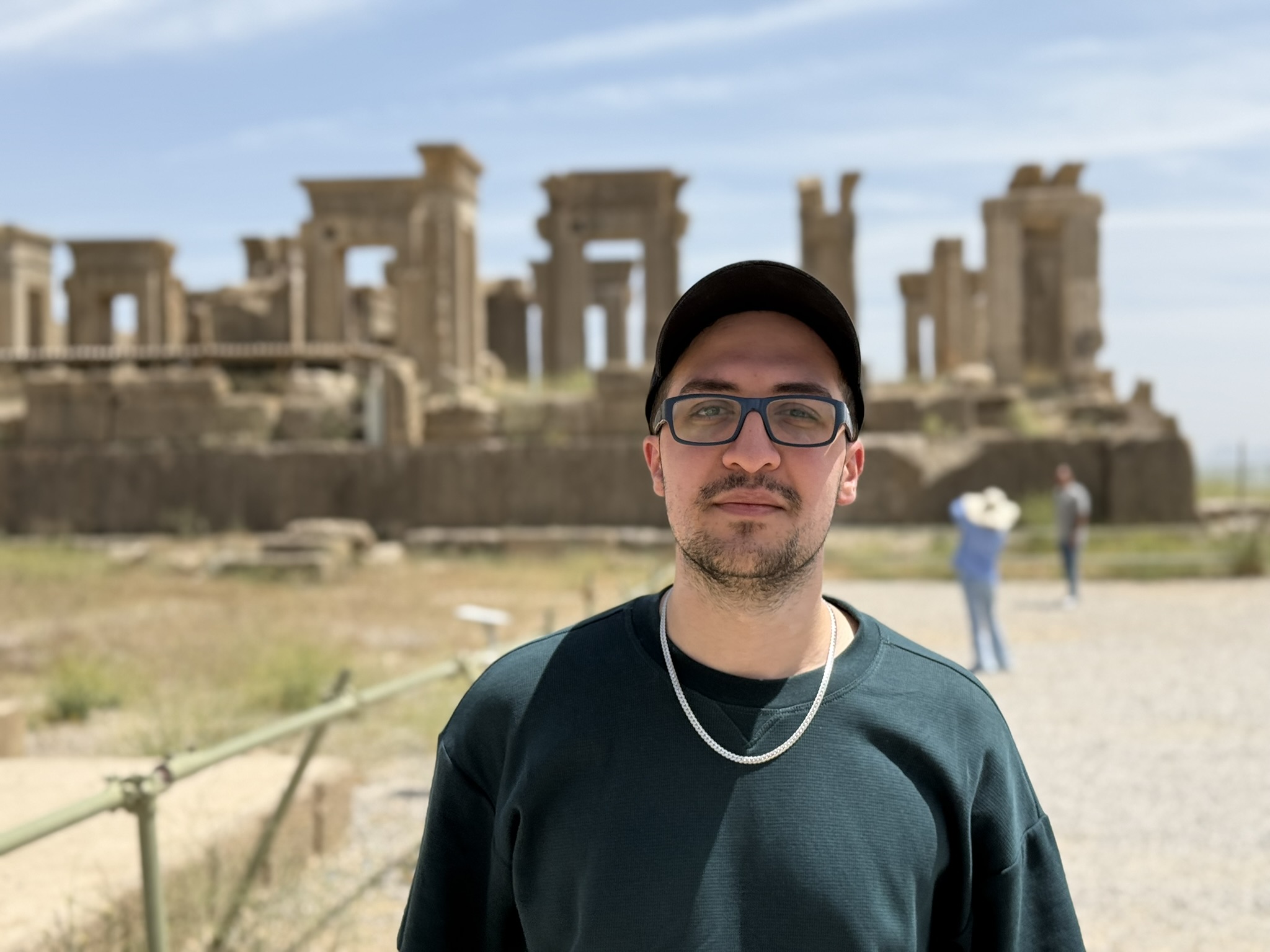 Pedram visiting Persepolis